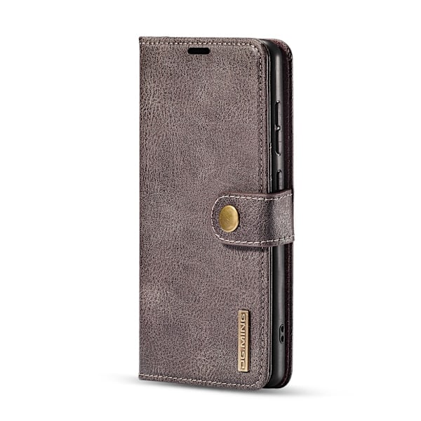 Samsung Galaxy A71 - DG.MING Plånboksfodral/Magnet Skal - Grå Grey Grå