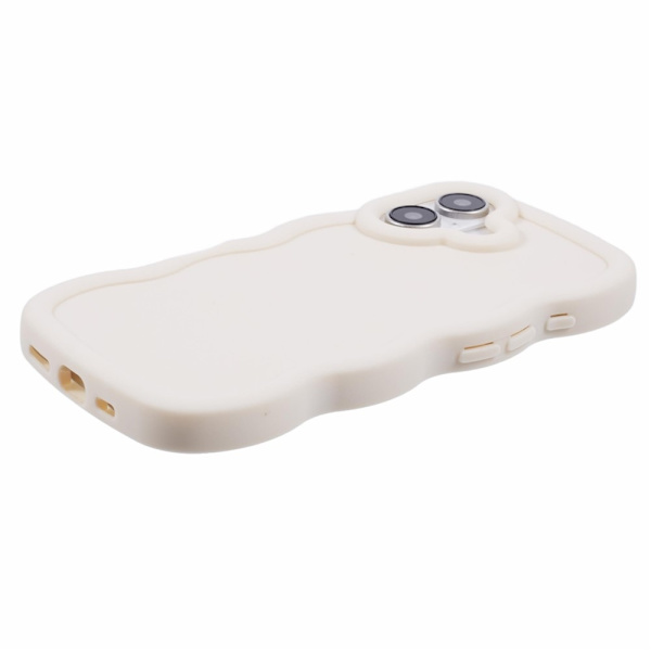 iPhone 17 Mobilskal Wavy Off White