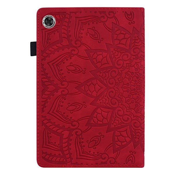 Samsung Galaxy Tab A8 10.5 (2021) Fodral Tryckt Flower Röd
