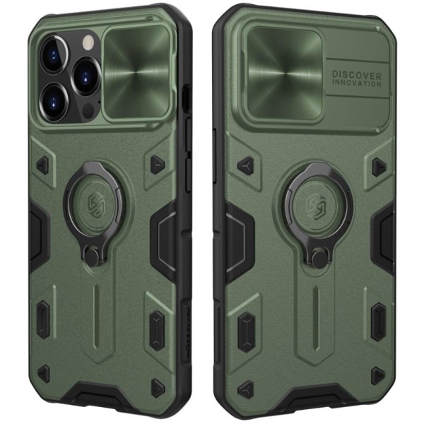 iPhone 13 Pro Max - NILLKIN CamShield Armor Hybrid Ring Skal - G