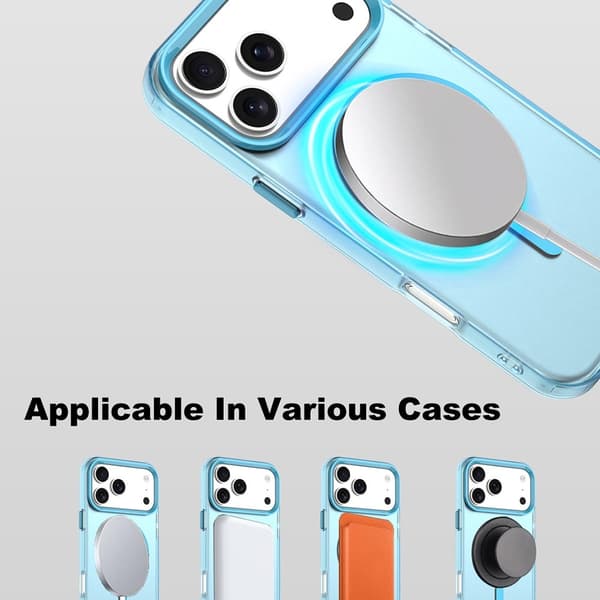 IMAK iPhone 17 Pro Max Skal MagSafe Anti Drop Blå