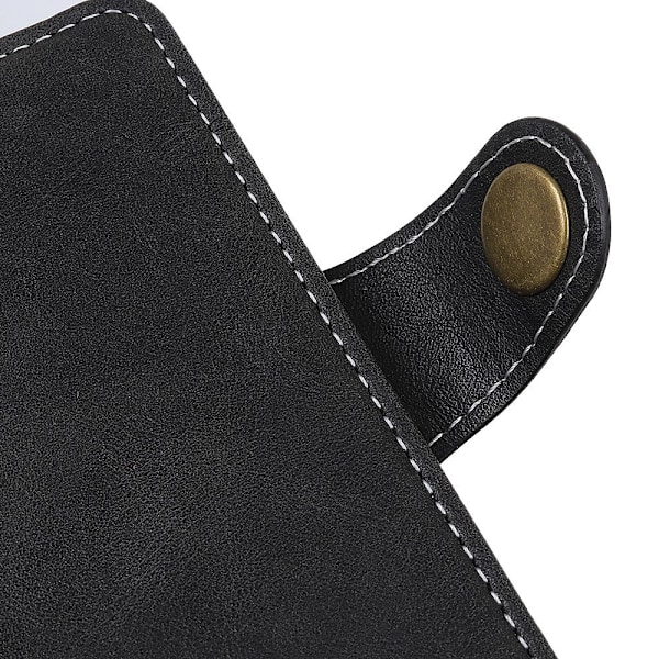 iPhone 12 Pro Max - Plånboksfodral - Svart Black Svart