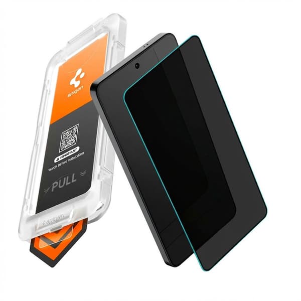 Spigen Galaxy S26 Plus Skärmskydd GLAS.tR "Ez Fit Pro AC" Privacy