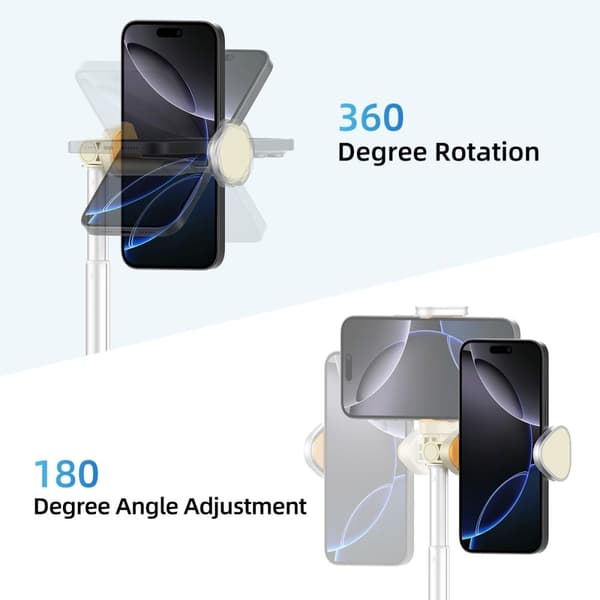 Tech-Protect 146 cm Bluetooth Selfiestick Tripod Beige