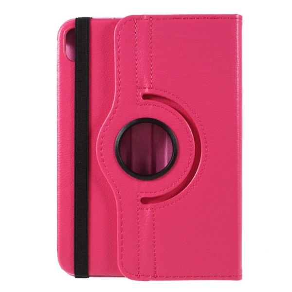 iPad Mini (2021) Fodral 360° Rotation Litchi Rosa