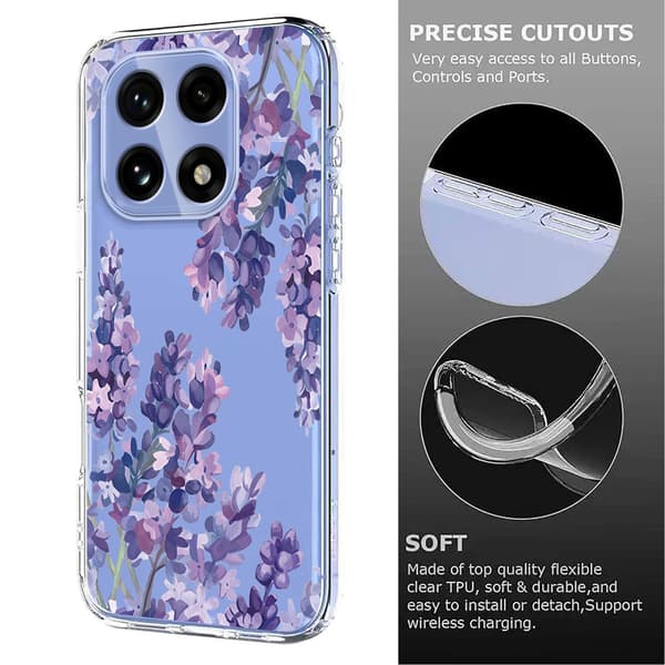 OnePlus 15 Skal TPU Med Tryck Blommor