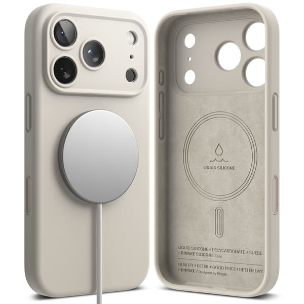 Ringke iPhone 17 Pro Skal MagSafe Silikon Stone