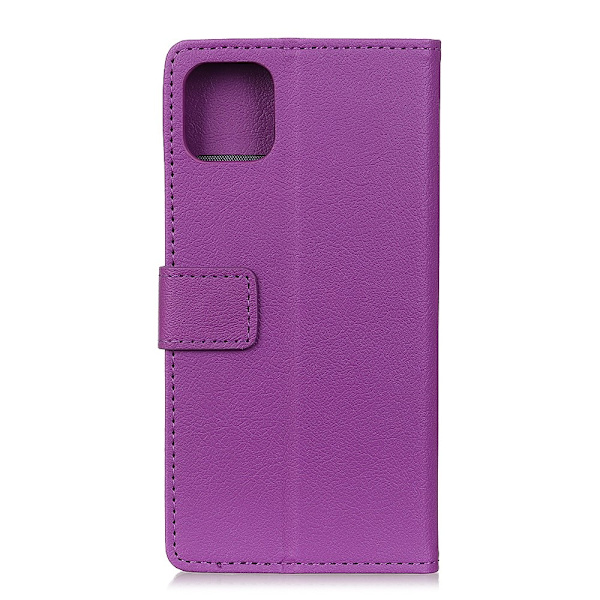 iPhone 12 Pro Max - Läder Fodral - Lila Purple Lila