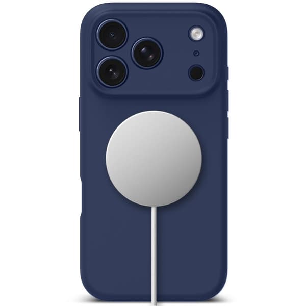 Tech-Protect iPhone 17 Pro Max Skal MagSafe Silicone Deep Blue
