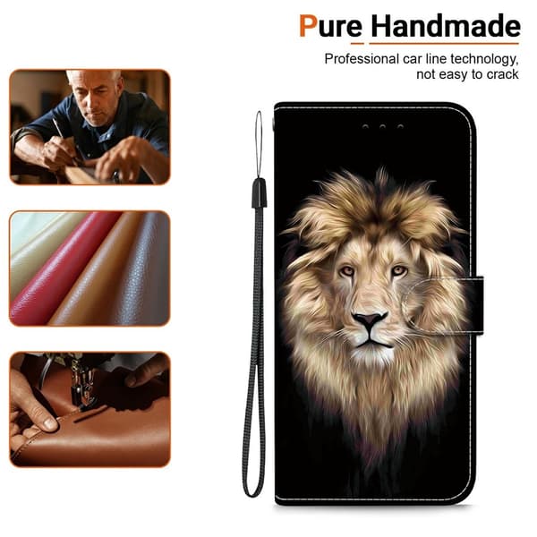 iPhone 17 Pro Fodral Med Tryck Lejon