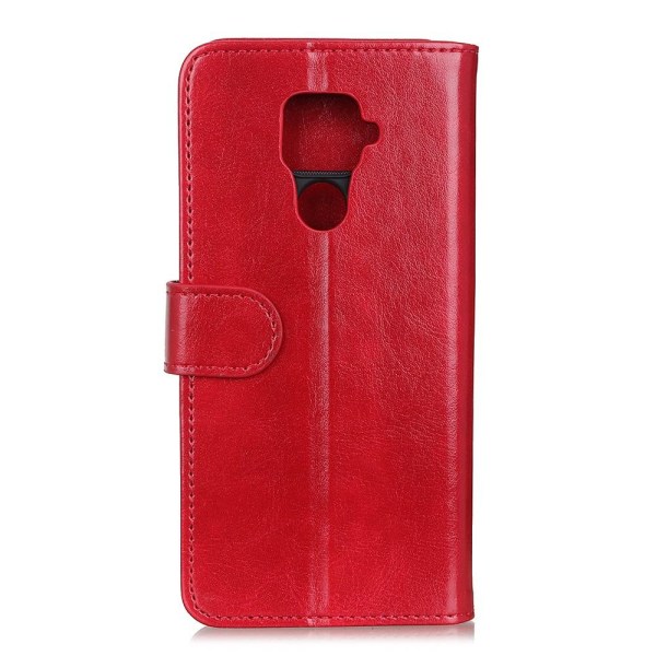 Xiaomi Redmi Note 9 - Crazy Horse Plånboksfodral - Röd Red Röd