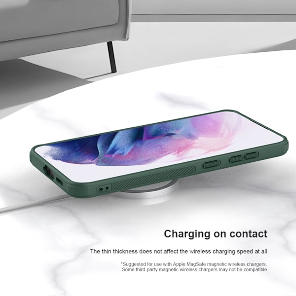 NILLKIN Samsung Galaxy S24 FE Skal MagSafe Frosted Shield Pro Grön