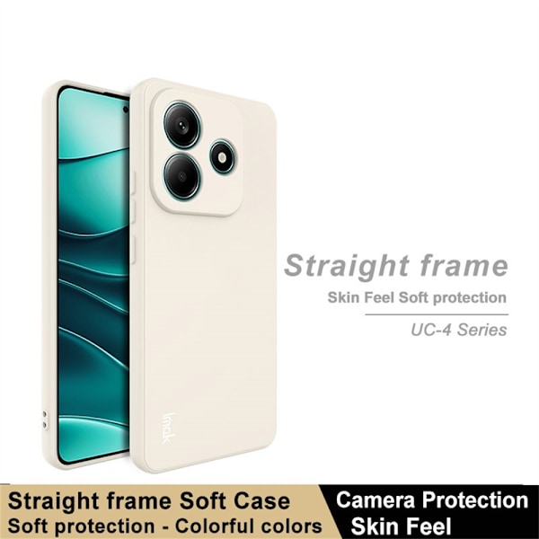 IMAK Xiaomi Redmi Note 14 5G Skal TPU Soft Off White