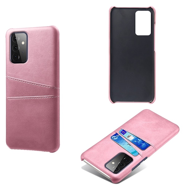 Samsung Galaxy A72 - KSQ Skal Med Kortfack - Roséguld Roséguld Roséguld