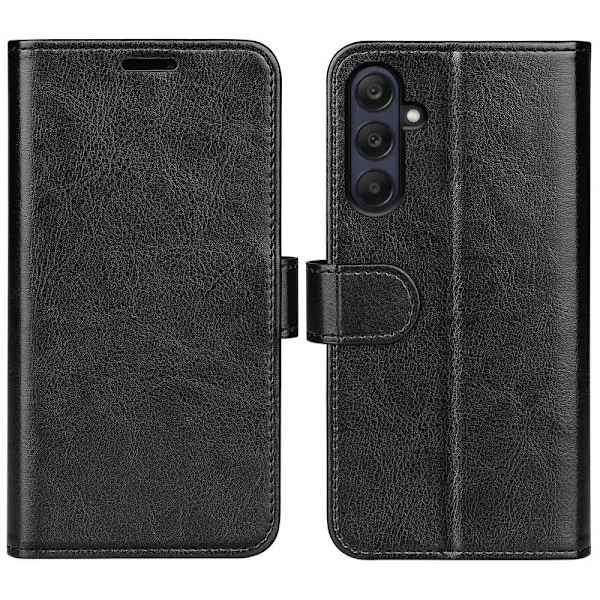 Samsung Galaxy A26 5G Fodral Crazy Horse Läder Svart
