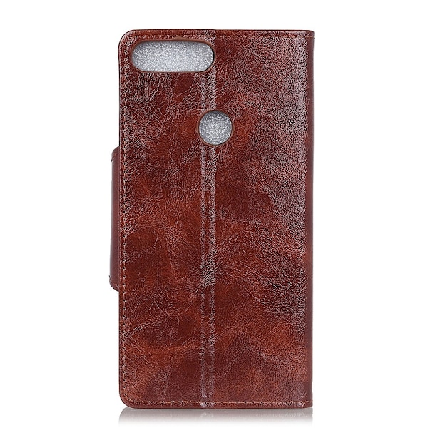 Huawei Honor View 20 - PU Läder Plånboksfodral - Brun Brown Brun