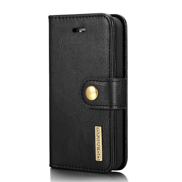 iPhone 5/5S/SE 2016 - DG.MING 2in1 Magnet Fodral - Svart Black Svart