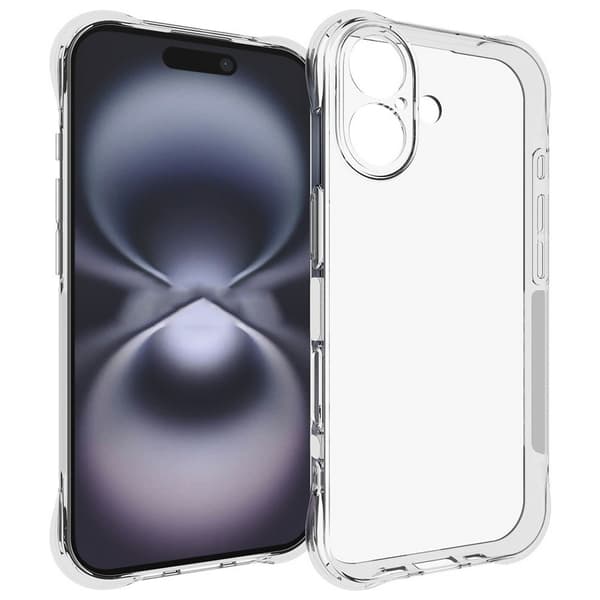 iPhone 17 Shockproof Transparent TPU Skal