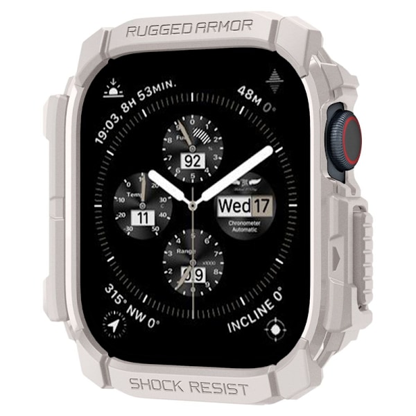 Spigen Apple Watch 10 46 mm Skal Rugged Armor Dune Beige