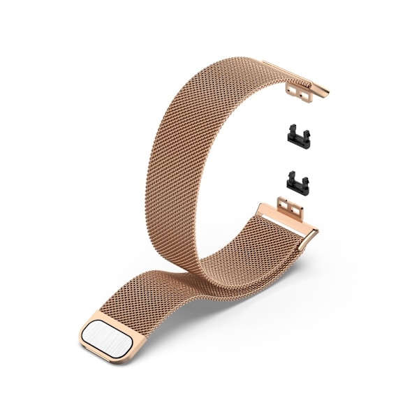 Milanese Loop Metall Armband Huawei Watch Fit - Roséguld Roséguld Roséguld