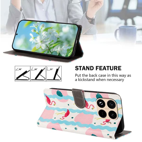 Xiaomi 15T Pro Fodral Med Tryck Flamingos