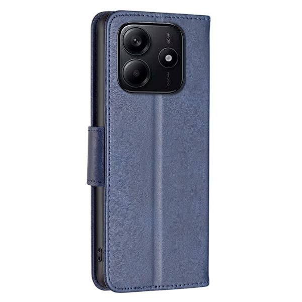 Xiaomi Redmi Note 14 4G Fodral Läder Solid Shark Blå