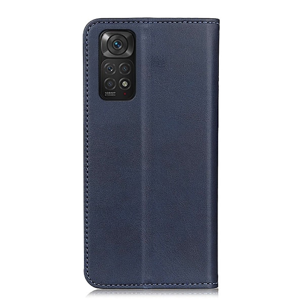 Xiaomi Redmi Note 11 4G Fodral Flip Läder Blå