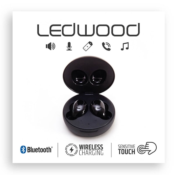 LEDWOOD Hörlur i9 TWS True Wireless In-Ear Mic Svart