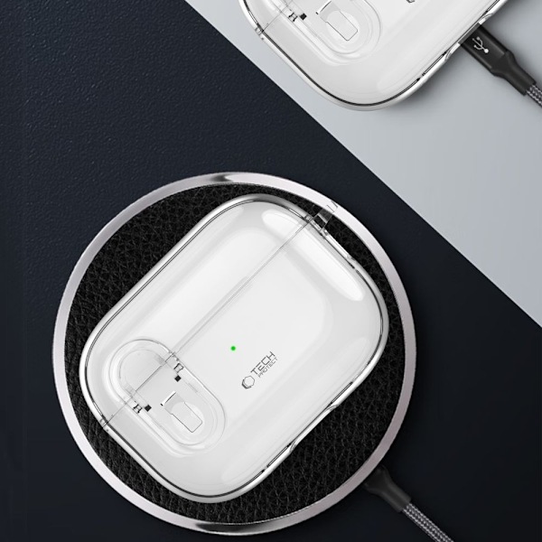 Tech-Protect AirPods Pro 2/1 Skal Slim Hook Transparent