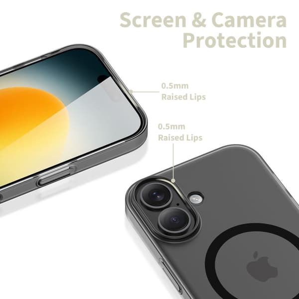Tech-Protect iPhone 17 Skal MagSafe MagSlim Matt Svart