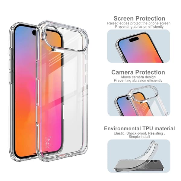 IMAK iPhone Air Skal TPU Transparent