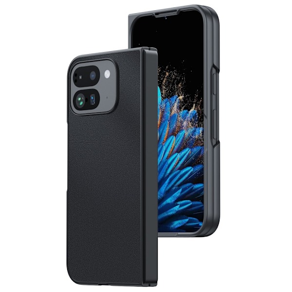 Google Pixel 9 Pro Fold Skal Läder Svart