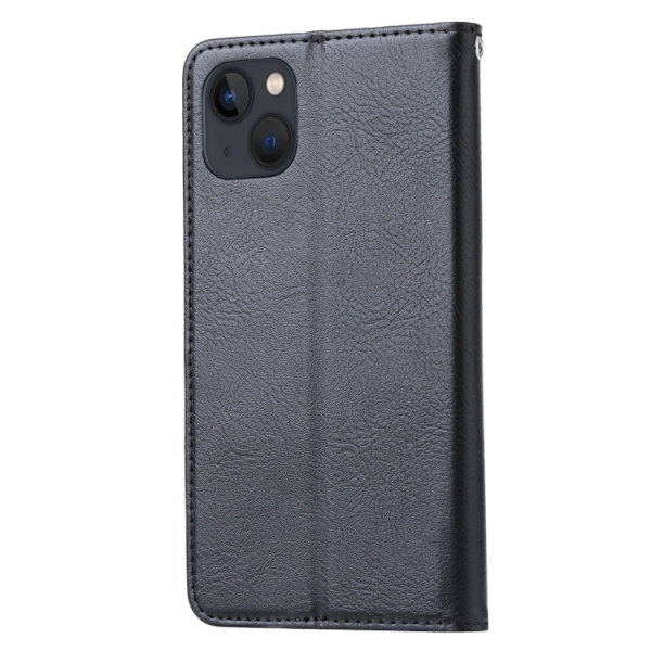 iPhone 14 Plus Fodral Flip Med Frontficka Svart