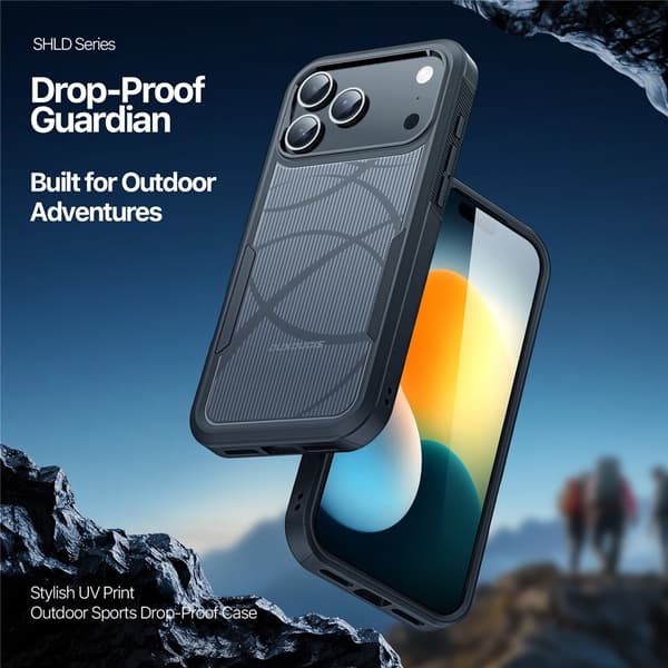 DUX DUCIS iPhone 17 Pro Max Skal SHLD Series Rhythm Svart