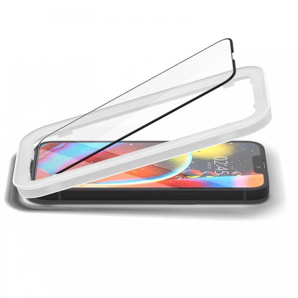 Spigen iPhone 17e/16e/14/13/13 Pro 2-PACK ALM Heltäckande Skärmskydd