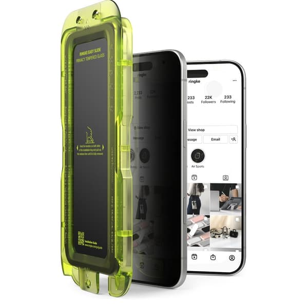 Ringke iPhone Air 2-PACK Easy Slide Skärmskydd Härdat Glas