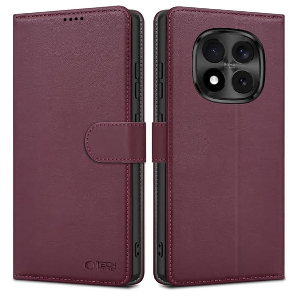 Tech-Protect Xiaomi Redmi Note 15 Pro 5G Fodral Läder Mulberry