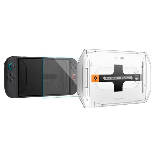 Spigen Nintendo Switch 2 2-PACK Skärmskydd GLAS.tR "Ez Fit"