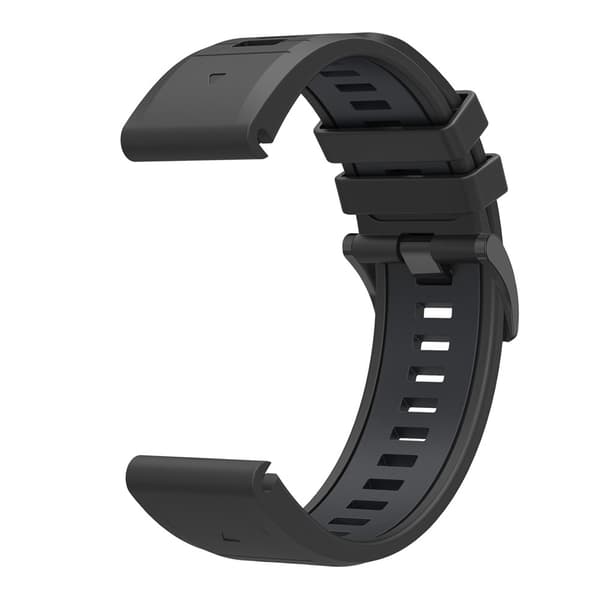 Garmin Fenix 26 mm Armband Quick Release Silikon Svart