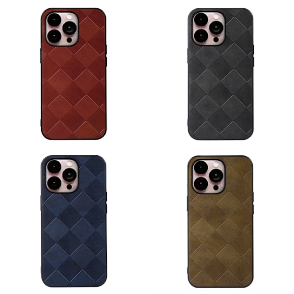 iPhone 14 Pro Max Skal Vävd Textur Grön