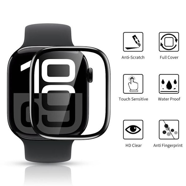 HOFI Xiaomi Smart Band 8 2-PACK Skärmskydd Pro+ Svart