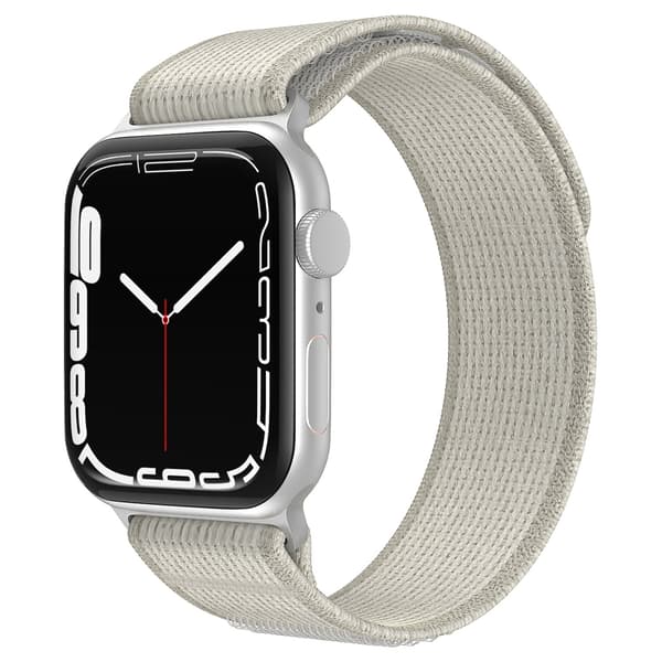 Apple Watch 38/40/41/42 mm Armband Nylon Trail Loop Ljus Grå