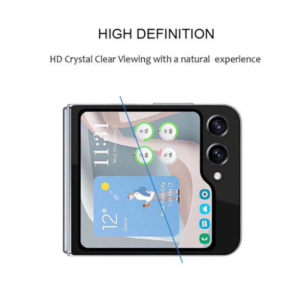 Galaxy Z Flip 6 Skärmskydd Härdat Glas
