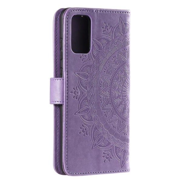 Samsung Galaxy S20 FE - Mandala Fodral - Lila Purple Lila