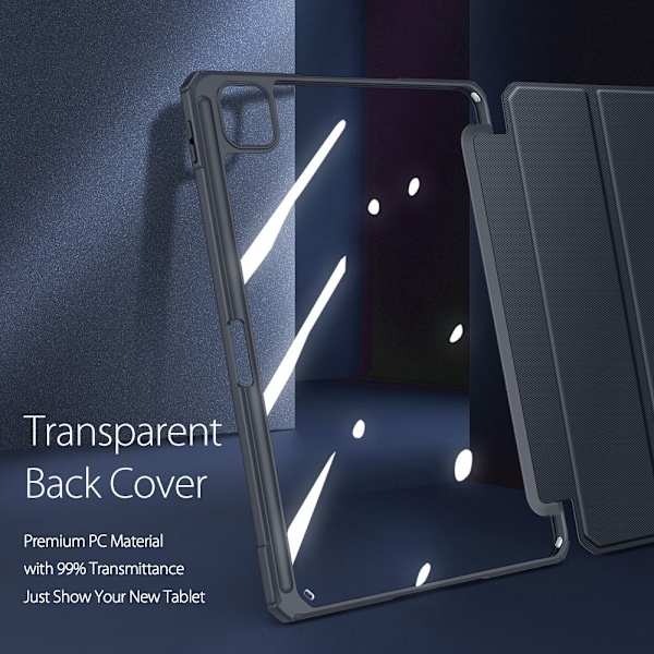 iPad Pro 11 (2018/2020/2021) - DUX DUCIS TOBY Tri-Fold Fodral - Svart Svart