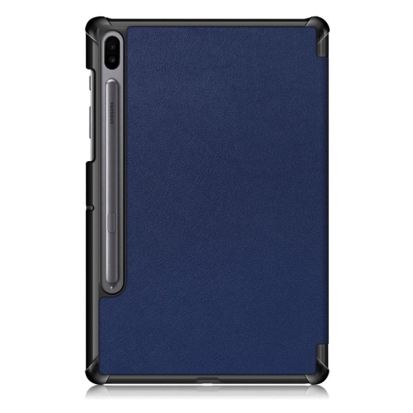 Samsung Galaxy Tab S6 - Tri-Fold Fodral - Mörk Blå DarkBlue Mörk Blå