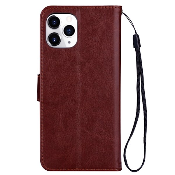 iPhone 12 Pro Max - Crazy Horse Fodral - Brun Brown Brun