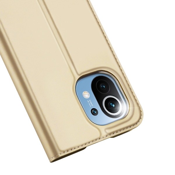 Xiaomi Mi 11 - DUX DUCIS Skin Pro Fodral - Guld Gold Guld