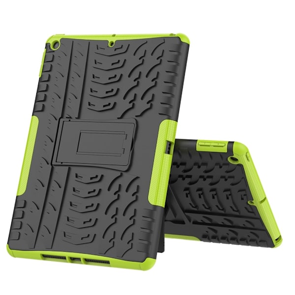 iPad 10.2 2019/2020/2021 Skal Rugged Kickstand Armor Grön Green Grön
