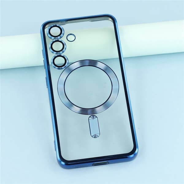 Samsung Galaxy S26 Skal MagSafe Electroplated TPU Blå